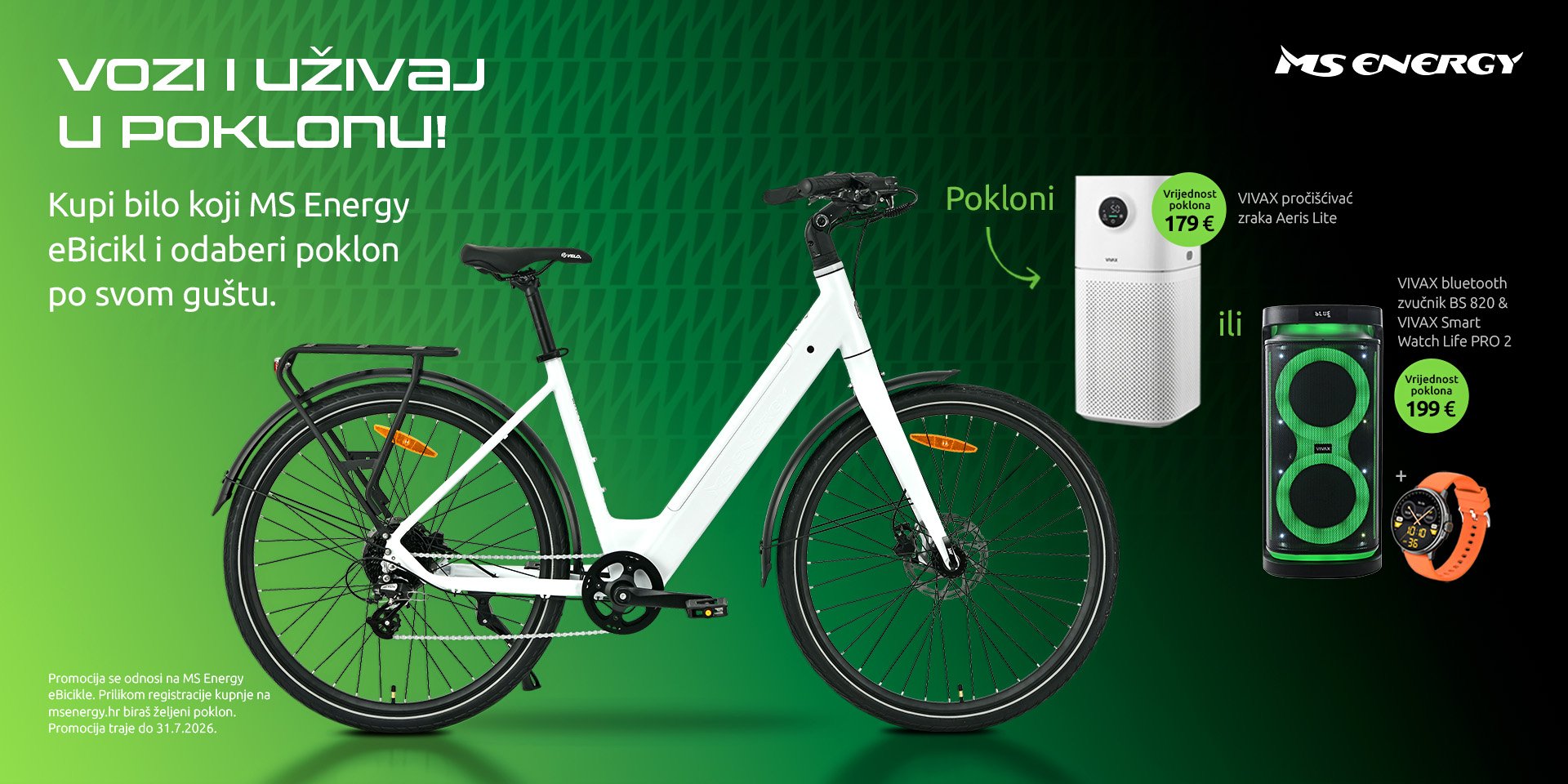 MS energy eBicikl poklon